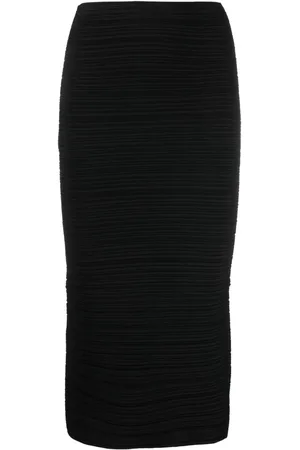 Serafini Jupe mi-longue à design plissé