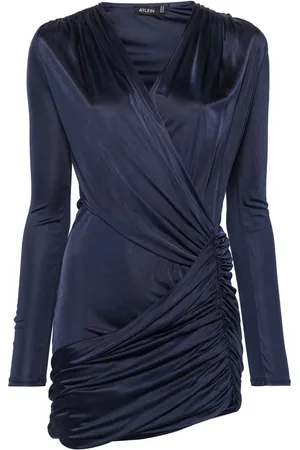 Atlein Robe courte à coupe asymétrique