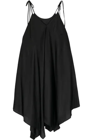 Shanshan Ruan Robe asymétrique à bretelles fines