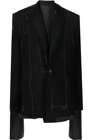 Nicolas Andreas Taralis Blazer oversize à design réversible
