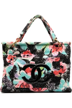 CHANEL Sac Graffiti Floral Tropical Beach Pool Resort (1997)