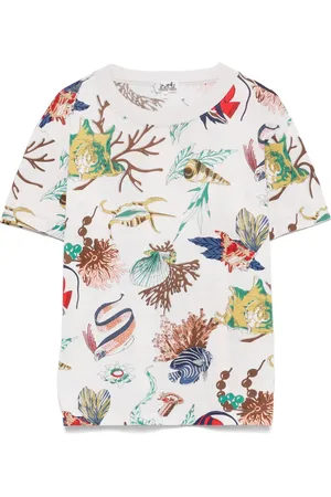 Hermès T-shirt à imprimé graphique