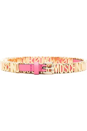 Moschino Ceinture en cuir à logo