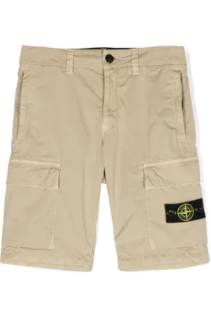 Stone Island Short cargo à patch logo