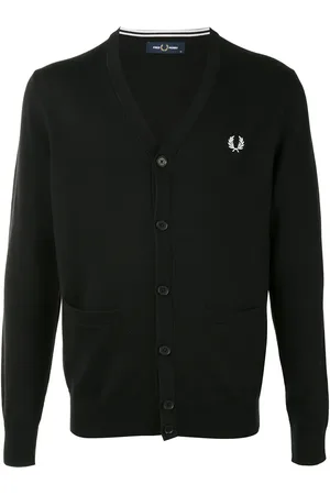 Fred Perry Cardigan à logo brodé