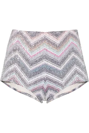 Missoni Short orné de sequins à coupe courte