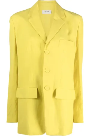 Gauchere Blazer boutonné à revers crantés