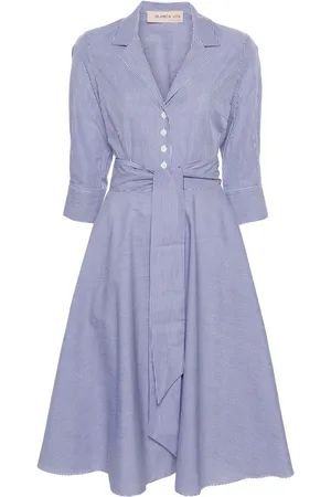 BLANCA Robe-chemise en popeline