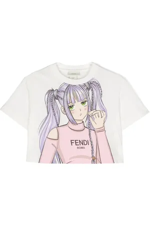 Fendi T-shirt à logo imprimé