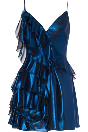 Alberta Ferretti Robe courte à fini satiné