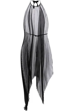 Shanshan Ruan Robe asymétrique à design plissé