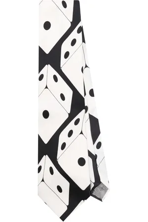 Moschino Cravate à imprimé graphique (années 2000)
