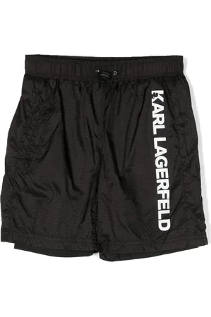 Karl Lagerfeld Bermuda superposé à logo imprimé