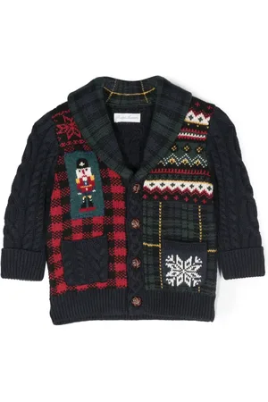 Ralph Lauren Cardigan à design patchwork
