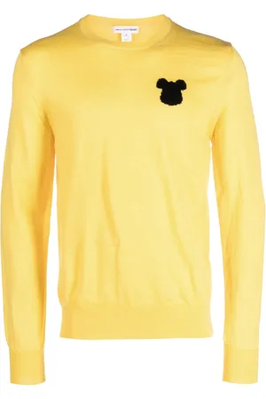 Comme des Garçons Pull en maille intarsia à col rond