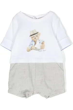 Lapin House Pyjama en coton à imprimé graphique