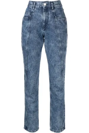 Isabel Marant Jean droit à coupe courte