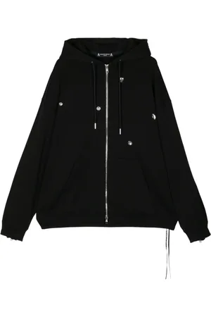 MASTERMIND JAPAN Hoodie en coton à imprimé tête de mort