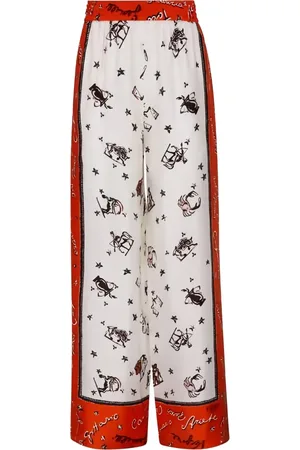 Fendi Pantalon en soie