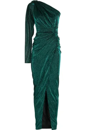 RHEA COSTA Robe mi-longue à design à une épaule