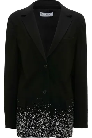 J.W.Anderson Blazer boutonné à ornements en cristal