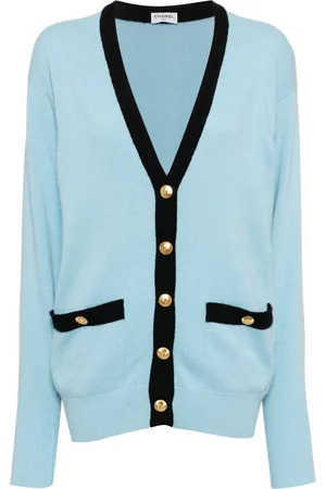 CHANEL Cardigan à col v (années 1990-2000)