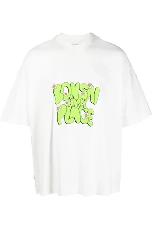 BONSAI T-shirt en coton à logo imprimé