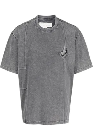 Feng Chen Wang T-shirt en coton à logo brodé