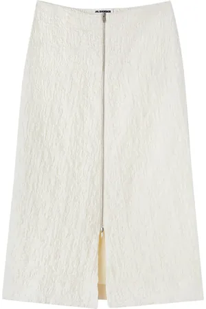 Jil Sander Jupe mi-longue texturée