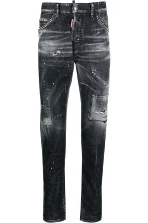 Dsquared2 Jean slim 1964 à effet usé