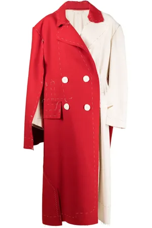 Maison Margiela Manteau déstructuré à boutonnière croisée