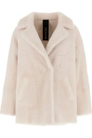 Blancha Veste en peau lainée