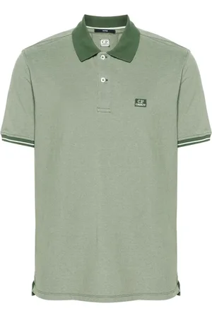 C.P. Company Polo en piqué à patch logo