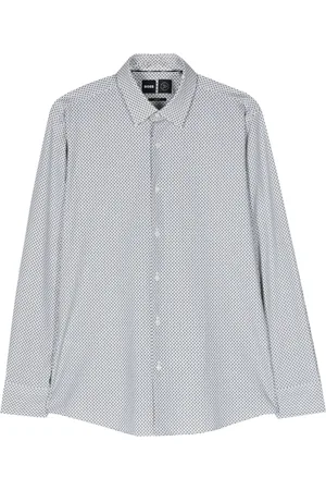 HUGO BOSS Chemise à imprimé géométrique