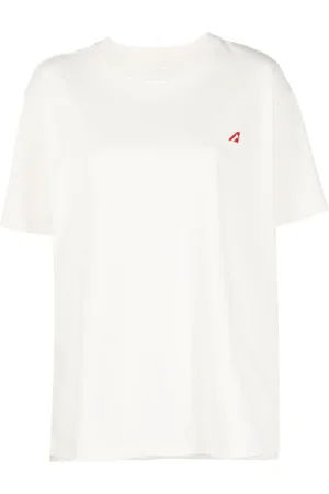 Autry T-shirt en coton à patch logo