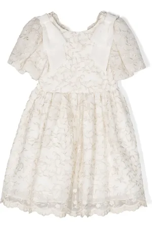 PATACHOU Robe évasée à fleurs brodées