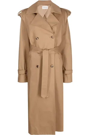 Armarium Trench ceinturé à boutonnière croisée