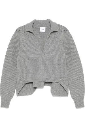 NUDE Pull en maille nervurée