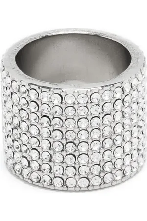 Amina Muaddi Bague Rih à ornements en cristal