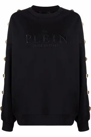 Philipp Plein Sweat clouté à logo brodé