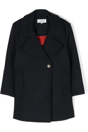 Lanvin Manteau à logo appliqué