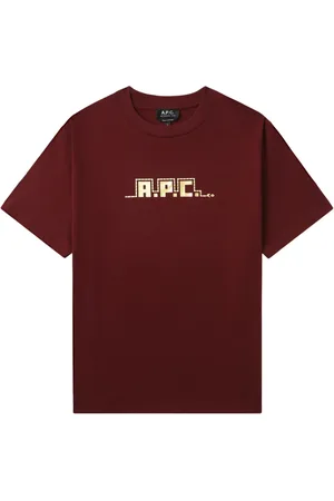 A.P.C. T-shirt en coton à logo imprimé