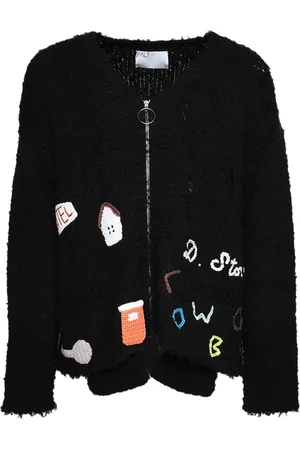 Paly Cardigan zippé en maille intarsia