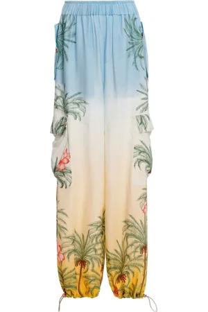 Agua Bendita Pantalon Ventura Oriana à poches cargo