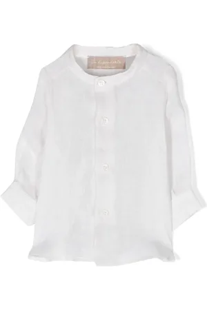 LA STUPENDERIA Chemise en lin à manches longues