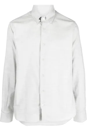 FEDELI Chemise en coton mélangé à manches longues