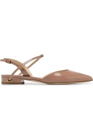 Jennifer Chamandi Ballerines en cuir à talon