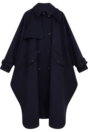 Stella McCartney Trench en laine à coupe poncho