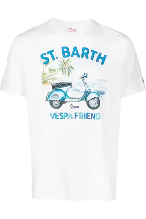 MC2 SAINT BARTH T-shirt en coton à imprimé graphique