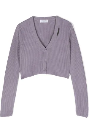 Brunello Cucinelli Cardigan à ornements métalliques